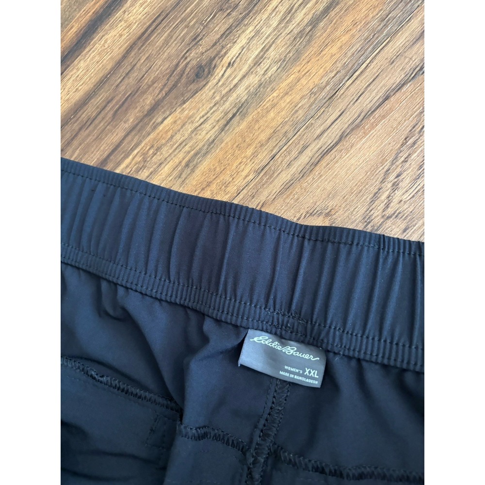 LOT OF 3 🌸 Eddie Bauer Activewear Women Plus Size 2X Olive Green Ankle Black - Picture 5 of 7